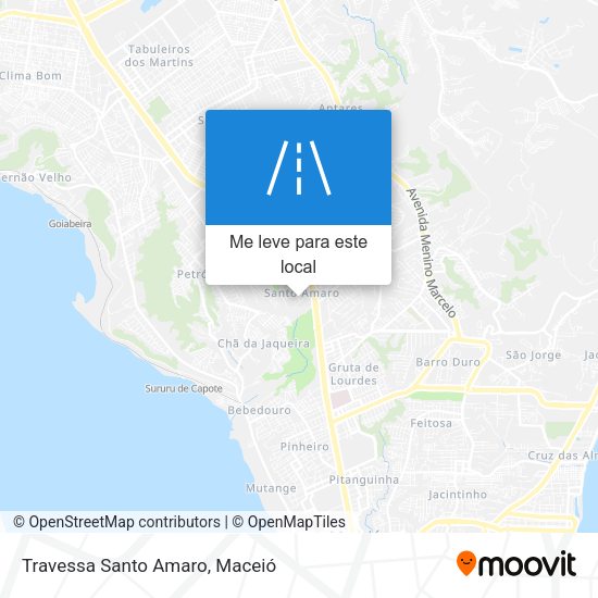 Travessa Santo Amaro mapa