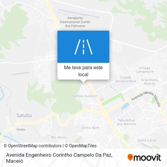 Avenida Engenheiro Corintho Campelo Da Paz mapa