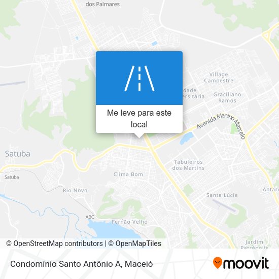 Condomínio Santo Antônio A mapa