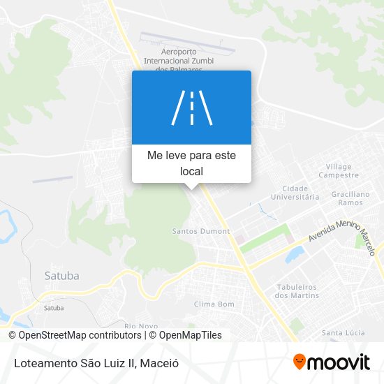 Loteamento São Luiz II mapa