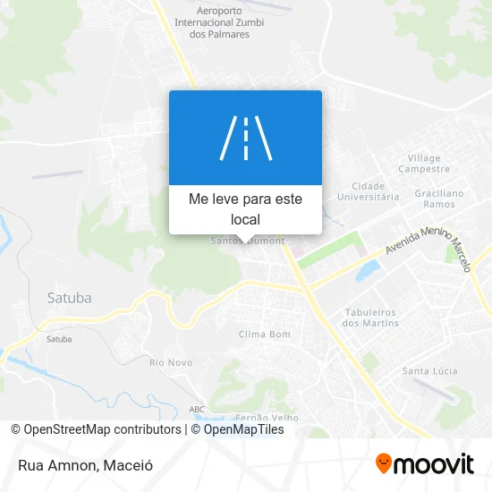 Rua Amnon mapa