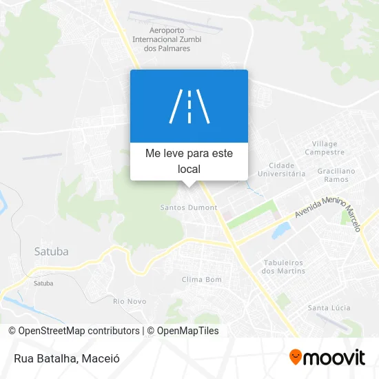 Rua Batalha mapa