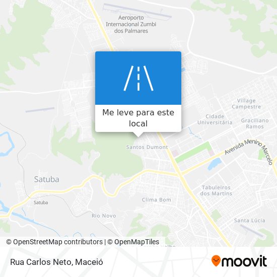 Rua Carlos Neto mapa