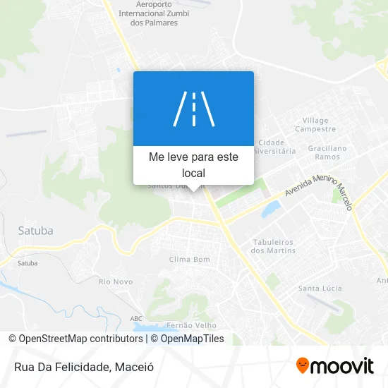 Rua Da Felicidade mapa