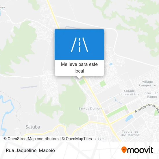 Rua Jaqueline mapa