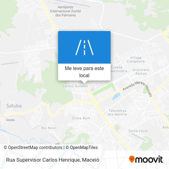 Rua Supervisor Carlos Henrique mapa