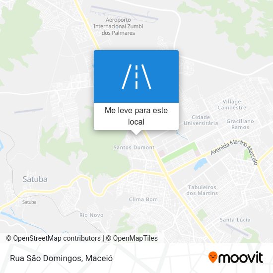 Rua São Domingos mapa