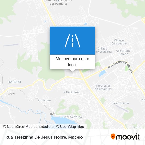 Rua Terezinha De Jesus Nobre mapa