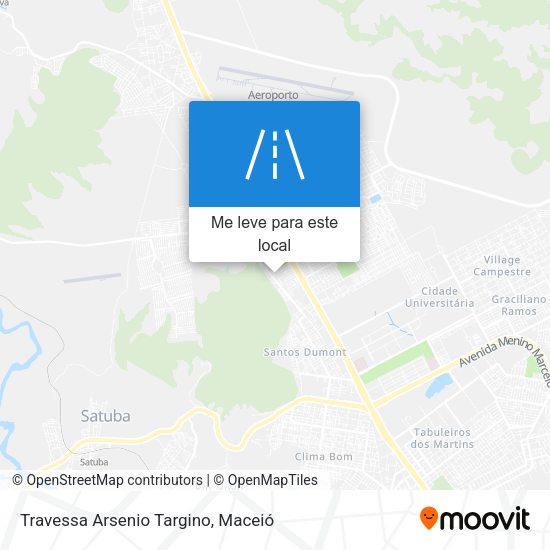 Travessa Arsenio Targino mapa