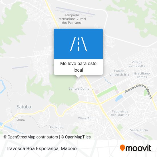 Travessa Boa Esperança mapa