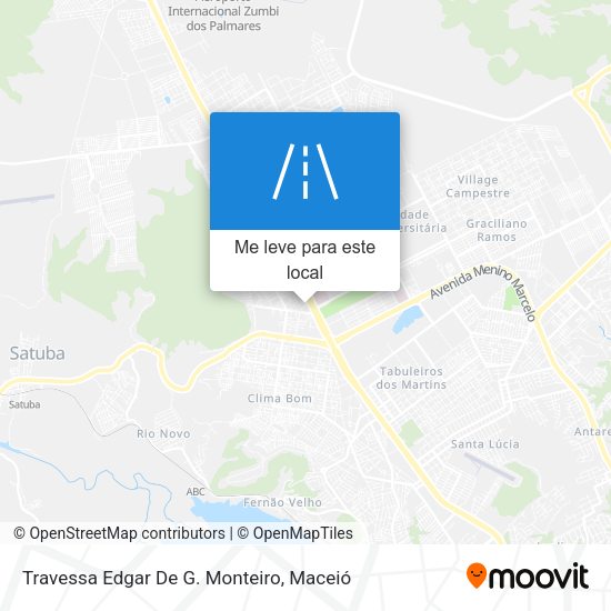 Travessa Edgar De G. Monteiro mapa