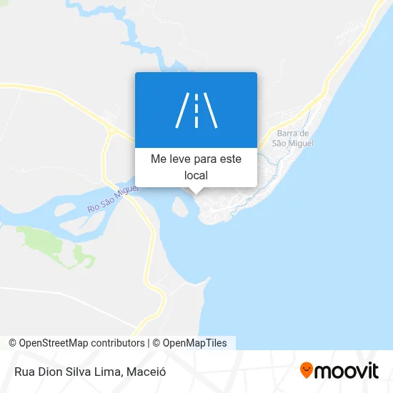 Rua Dion Silva Lima mapa