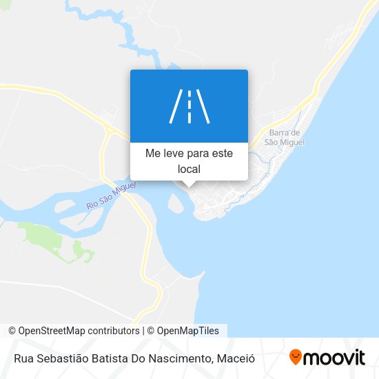 Rua Sebastião Batista Do Nascimento mapa