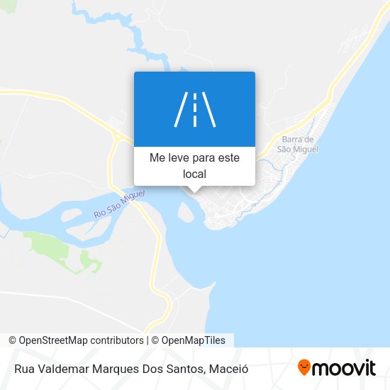 Rua Valdemar Marques Dos Santos mapa