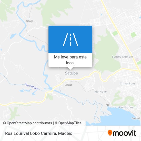 Rua Lourival Lobo Carreira mapa
