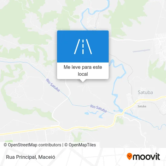 Rua Principal mapa