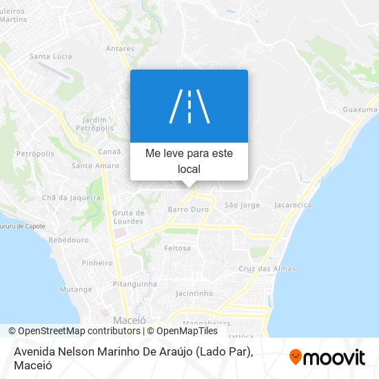 Avenida Nelson Marinho De Araújo (Lado Par) mapa