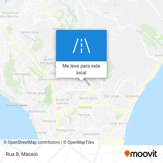 Rua B mapa