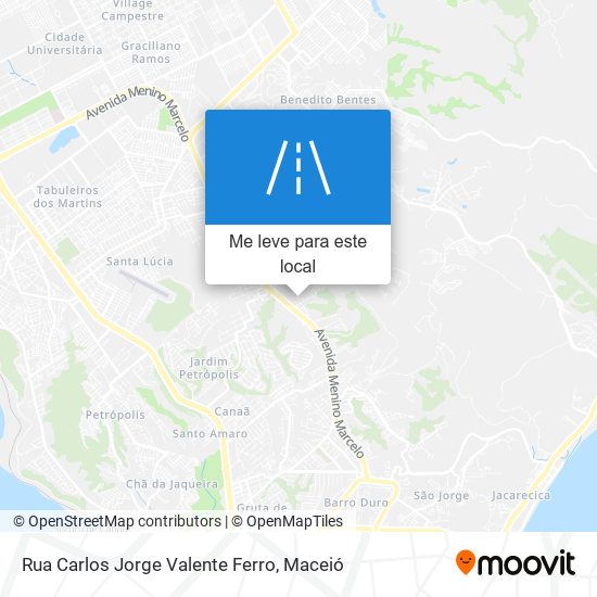 Rua Carlos Jorge Valente Ferro mapa