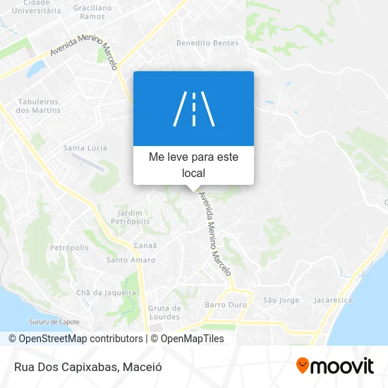 Rua Dos Capixabas mapa
