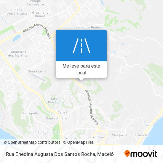 Rua Enedina Augusta Dos Santos Rocha mapa