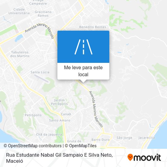 Rua Estudante Nabal Gil Sampaio E Silva Neto mapa
