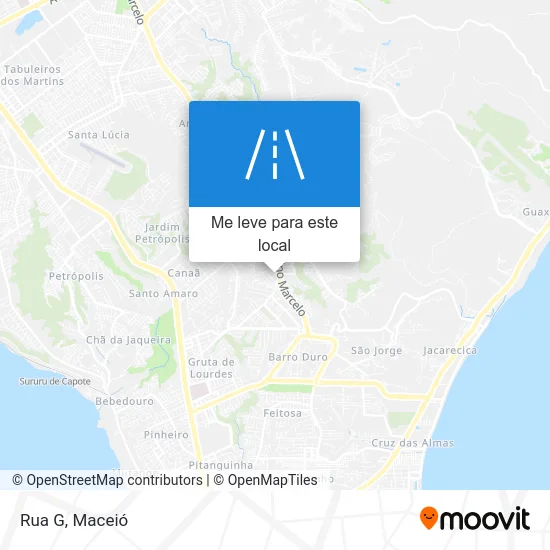 Rua G mapa