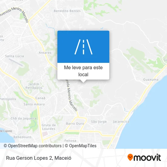 Rua Gerson Lopes 2 mapa