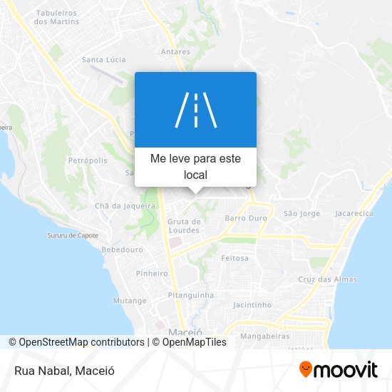 Rua Nabal mapa