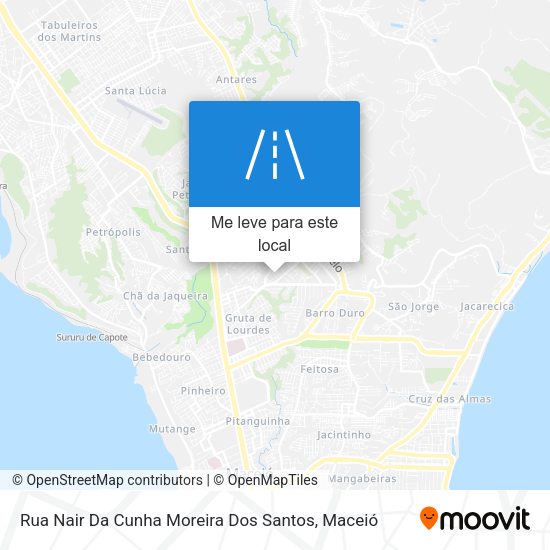 Rua Nair Da Cunha Moreira Dos Santos mapa