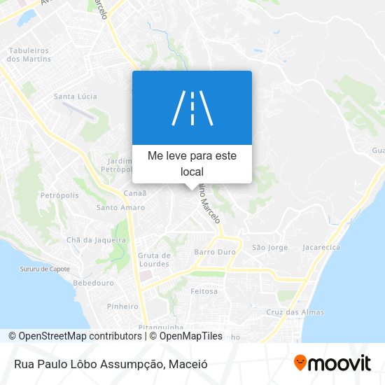 Rua Paulo Lôbo Assumpção mapa