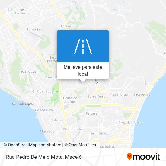 Rua Pedro De Melo Mota mapa