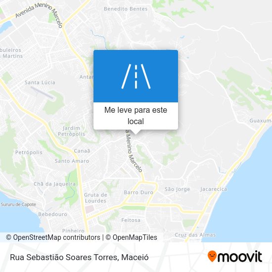 Rua Sebastião Soares Torres mapa
