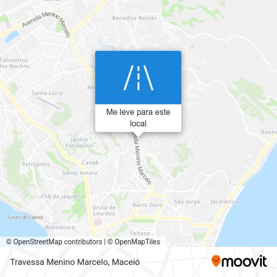Travessa Menino Marcelo mapa