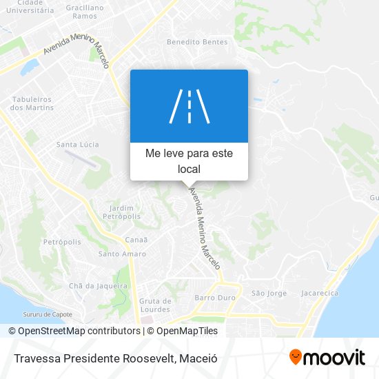 Travessa Presidente Roosevelt mapa