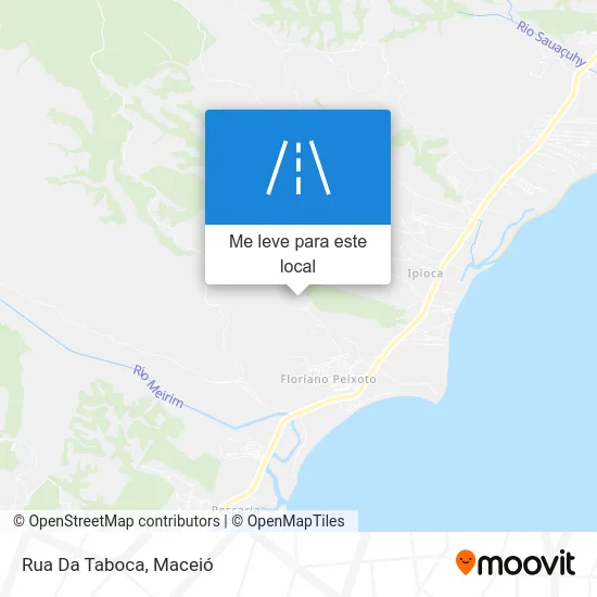 Rua Da Taboca mapa