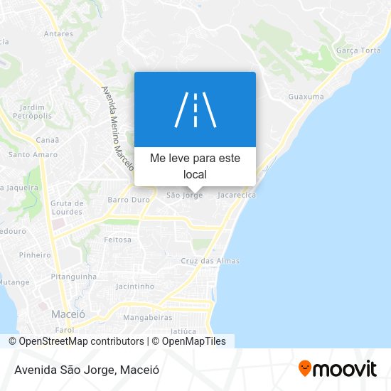 Avenida São Jorge mapa