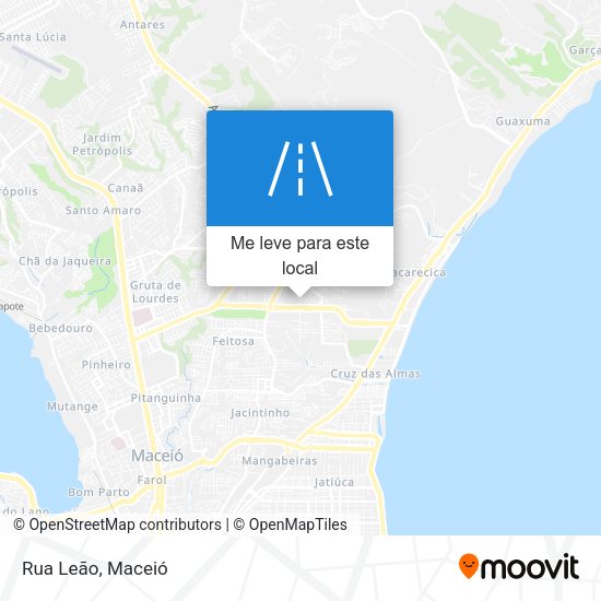 Rua Leão mapa