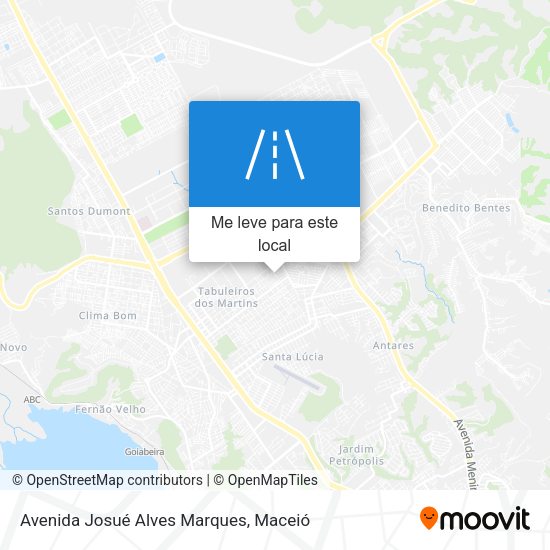 Avenida Josué Alves Marques mapa