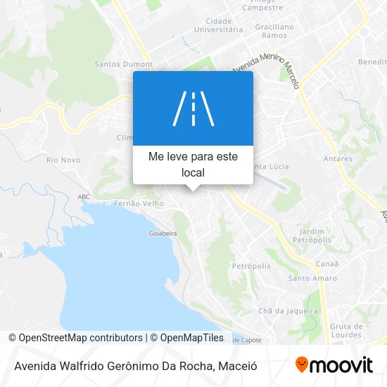 Avenida Walfrido Gerônimo Da Rocha mapa
