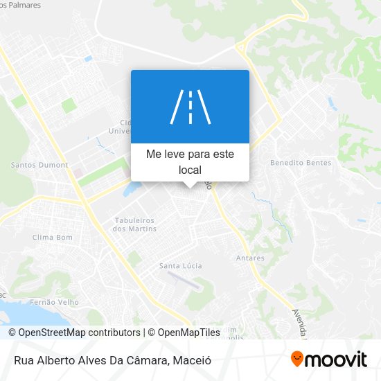 Rua Alberto Alves Da Câmara mapa