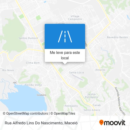 Rua Alfredo Lins Do Nascimento mapa