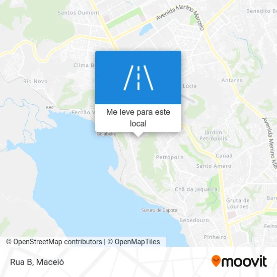 Rua B mapa
