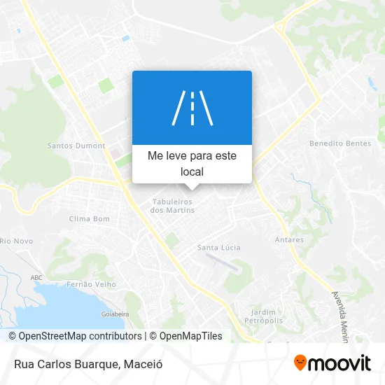 Rua Carlos Buarque mapa