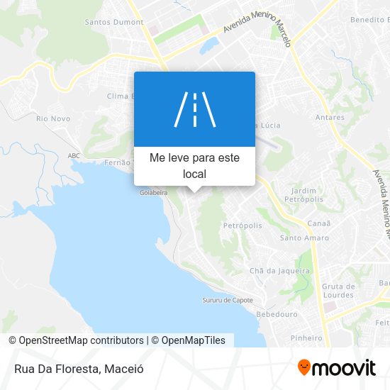 Rua Da Floresta mapa