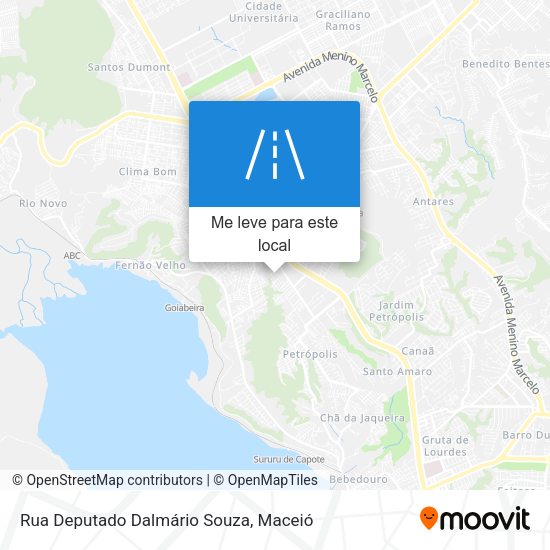Rua Deputado Dalmário Souza mapa