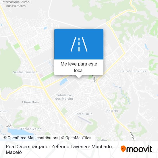 Rua Desembargador Zeferino Lavenere Machado mapa