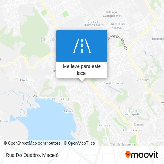 Rua Do Quadro mapa