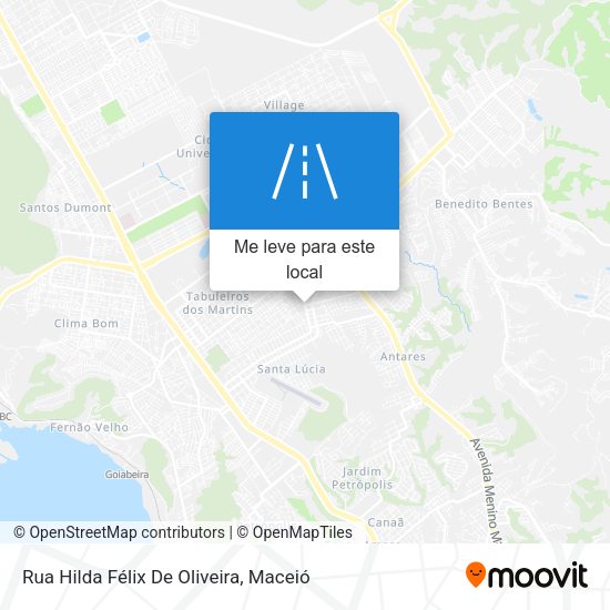 Rua Hilda Félix De Oliveira mapa