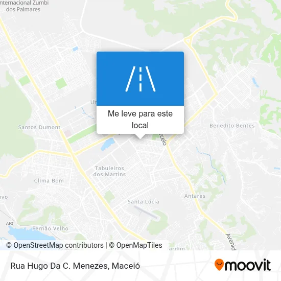 Rua Hugo Da C. Menezes mapa